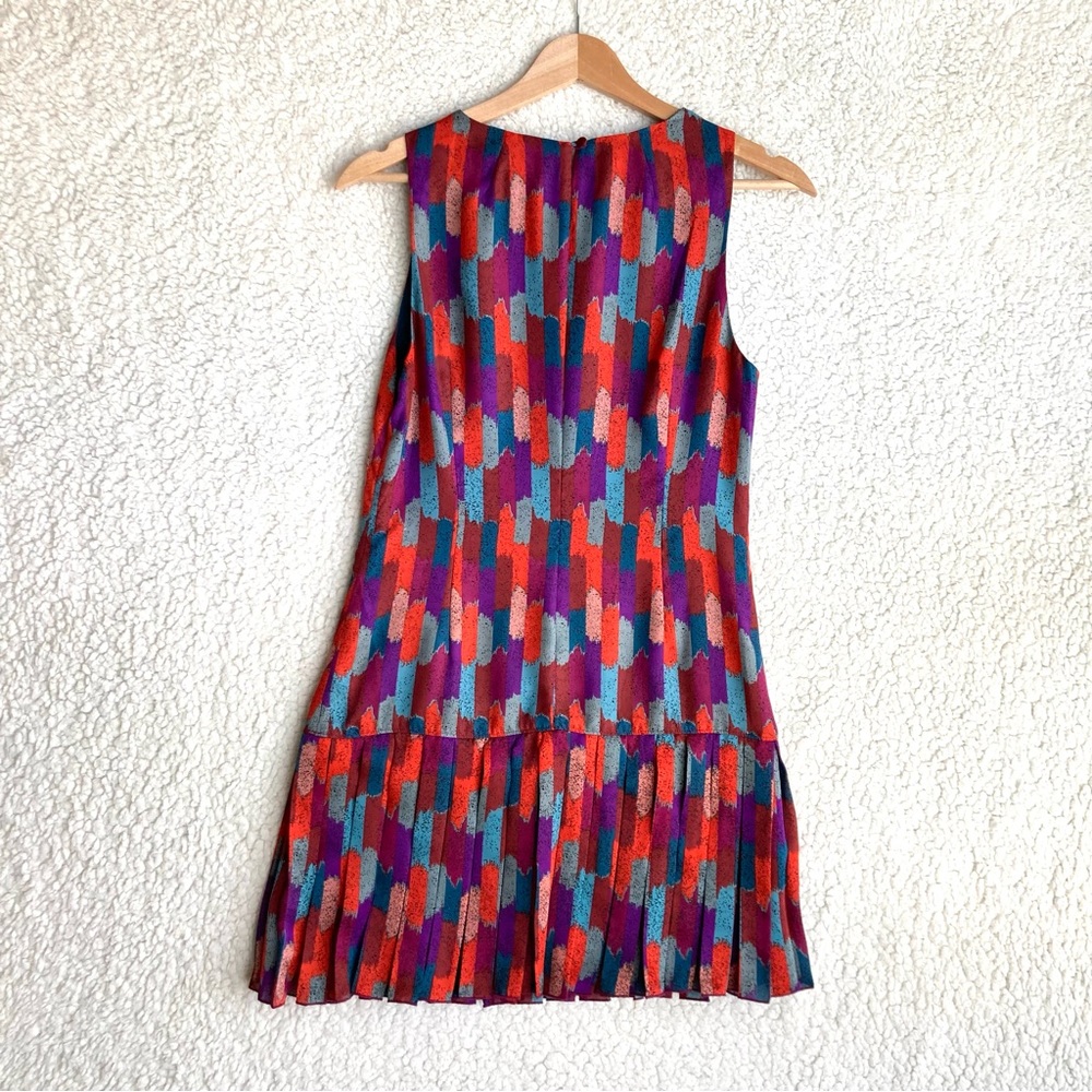 Fossil Women's sleeveless multi-color drop waist dress, Sz XS - Picture 14 of 17
